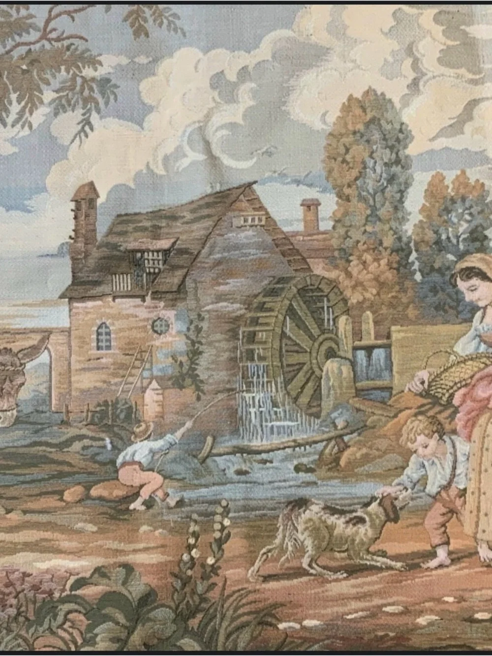 Vintage French Style Pastoral Wall Tapestry